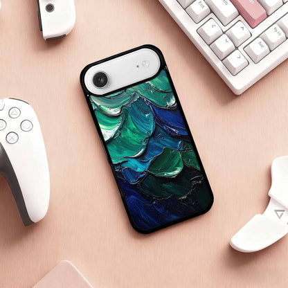 iPhone 17 Air Case — Seamless Tileable Pattern Of Overlapping Tie, Custom Made Phone Cover