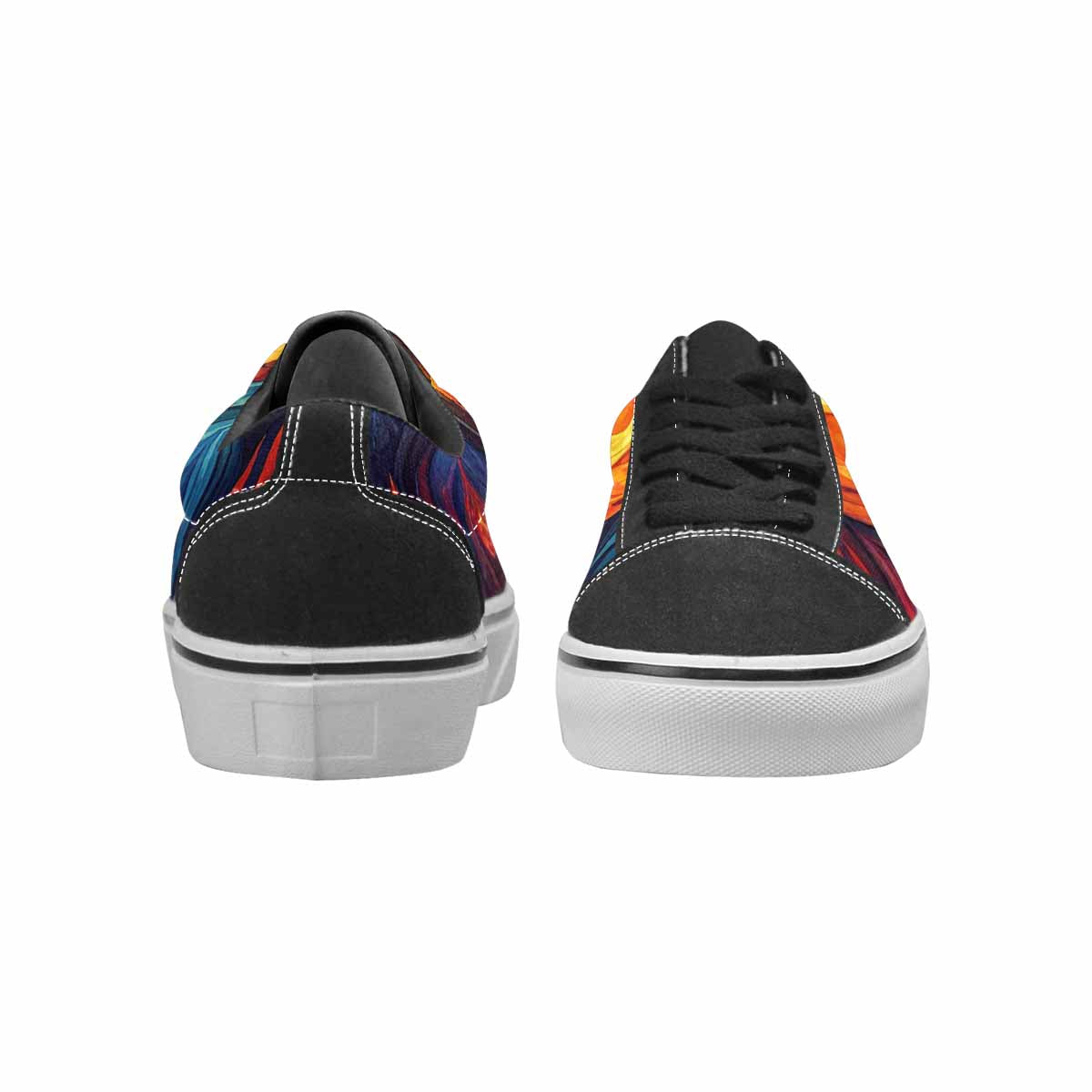 WOMEN'S Fire Flame Canvas Lace-Up Y2K Shoes