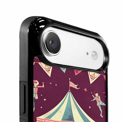 iPhone 17 Air Case — Vintage Circus Art Pattern Retro Vintage, Personalized Phone Case