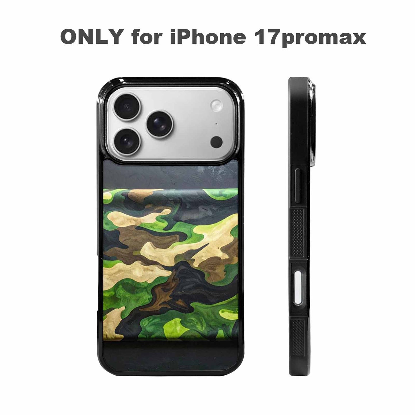 iPhone 17 Pro Max Case — Camo Print Camo, Custom Made Phone Cover