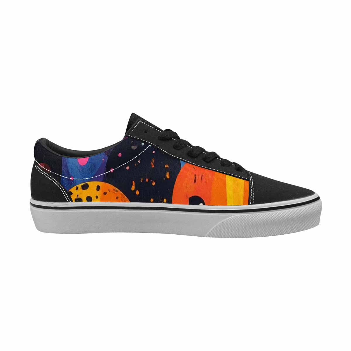WOMEN'S Melting Aliens Lace-Up Canvas Dreamcore Custom Shoes