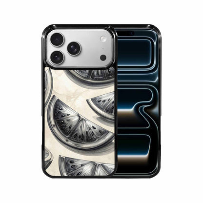 iPhone 17 Pro Max Case — Chrome Gothic Watermelon Gothic Skulls, Custom Phone Case