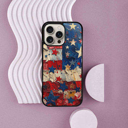 iPhone 16 Pro Max Case — Patriotic Stars And Stripes American Stars, Unique Phone Case Design