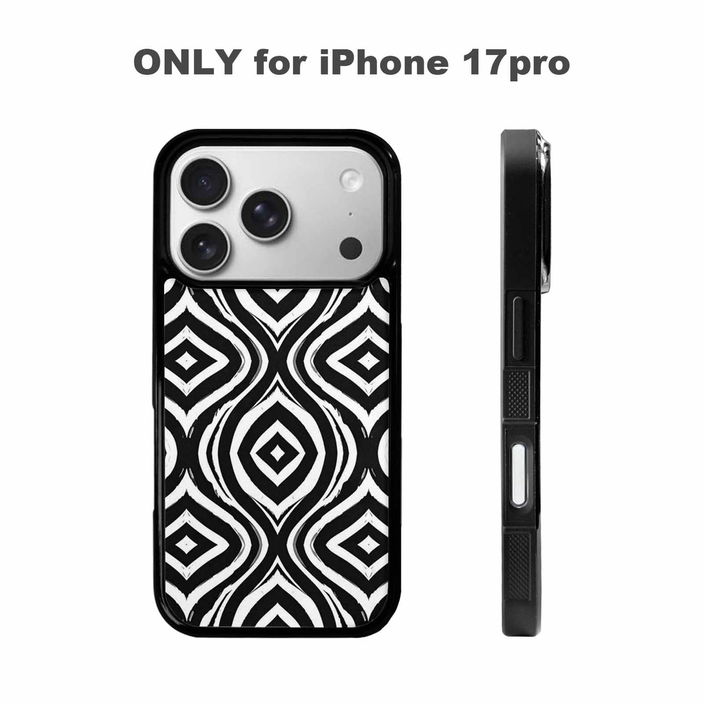 iPhone 17 Pro Case — Classic Zebra Print Animal Print, Custom Made Phone Cover
