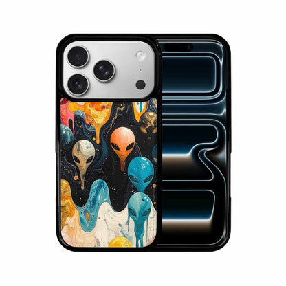 iPhone 17 Pro Case — Aliens Marblealiens Pattern Uk0 Alien Scifi, Custom Art Phone Cover