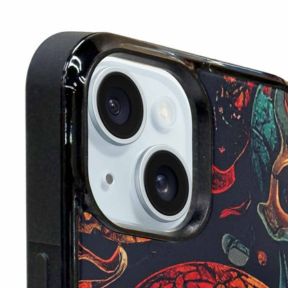 iPhone 15 Plus Case — Snake Skulls Print Custom, Custom Print Case Cover