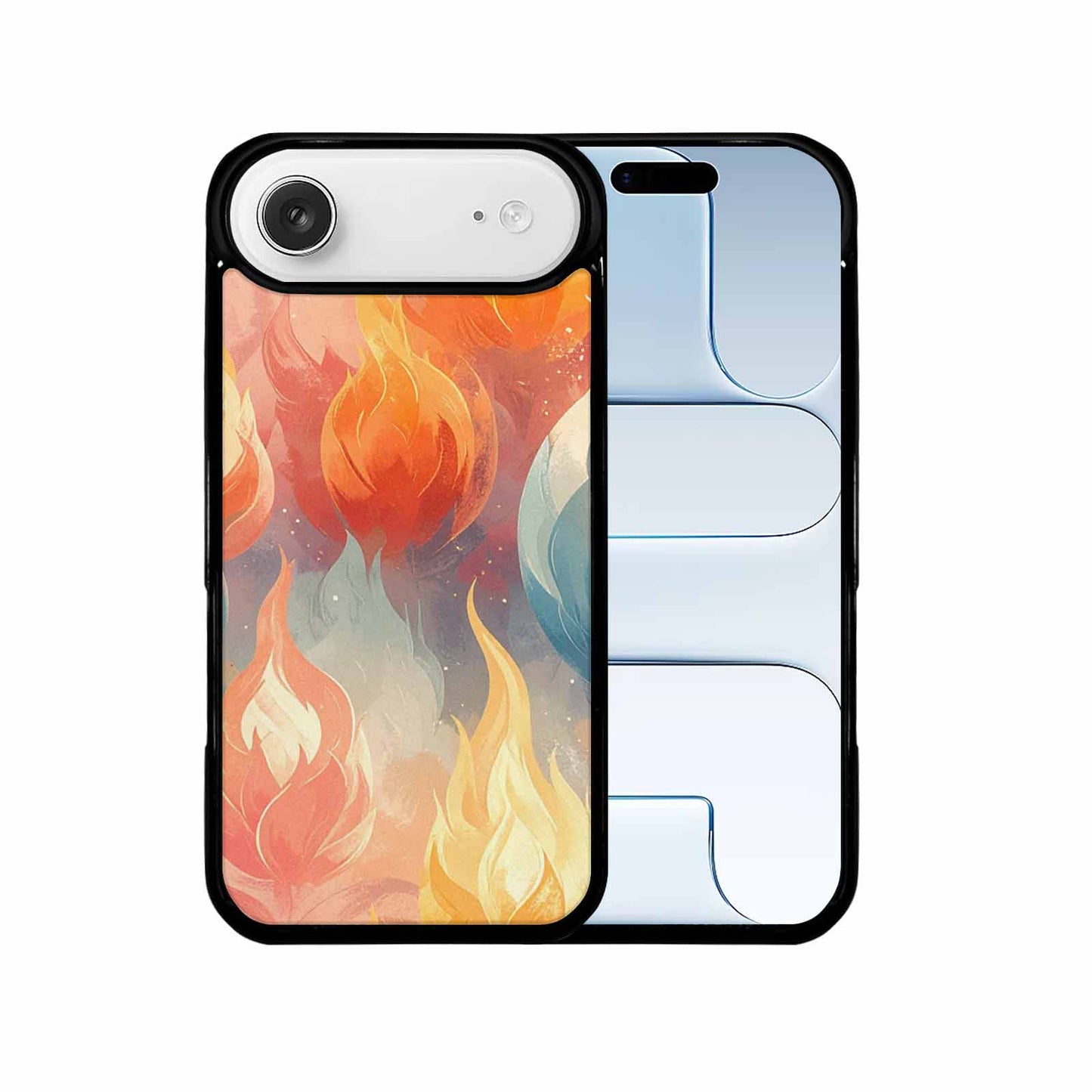 iPhone 17 Air Case — Retro Easter Flame Retro Vintage, Personalized Phone Case