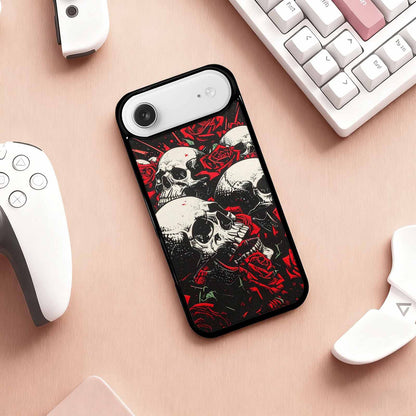 iPhone 17 Air Case — Skull Dark Art Gothic Print Gothic, Personalized Phone Case