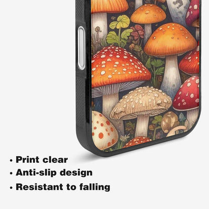 iPhone 16 Case — Mushrooms General Mushrooms Pa, Personalized Phone Case