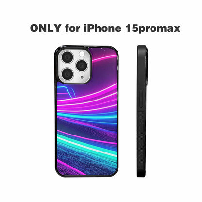 iPhone 15 Pro Max Case — 80s Neon Cartoon Custom, Original Design Phone Case