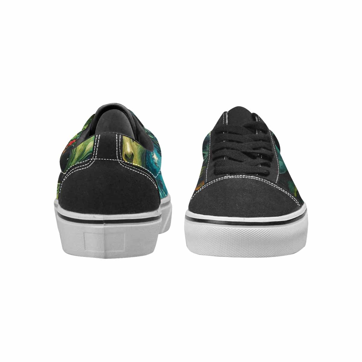 WOMEN'S Aliens Lace-Up Canvas Vivid Custom Sneakers