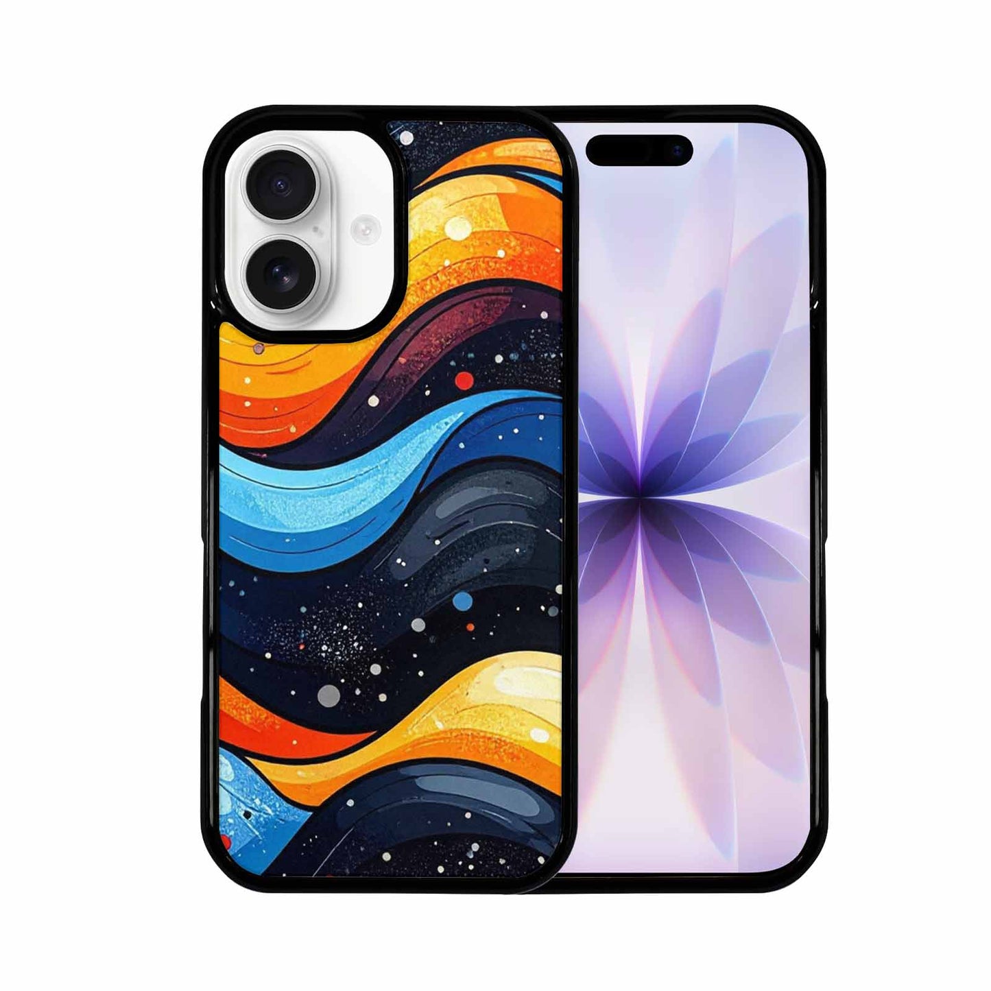 iPhone 17 Case — Glossy Winter Wave Cartoon Cute, Personalized Phone Case