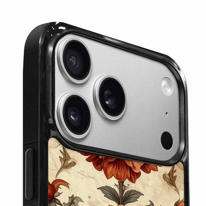 iPhone 17 Pro Case — Vintage Botanical Art Pattern Floral, Custom Print Case Cover