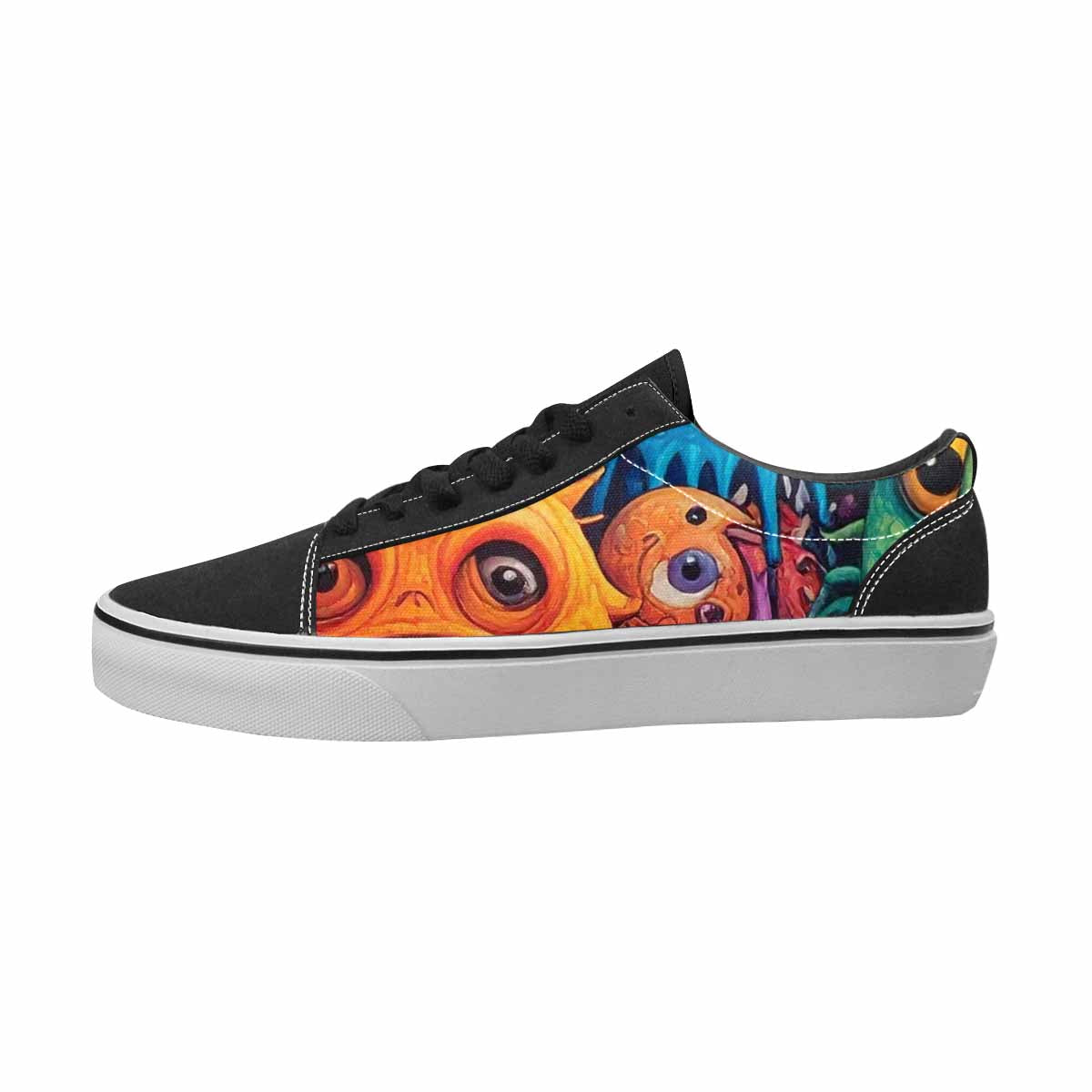 MEN'S Monsters Canvas Made To Order Dreamcore Original Art Sneakers