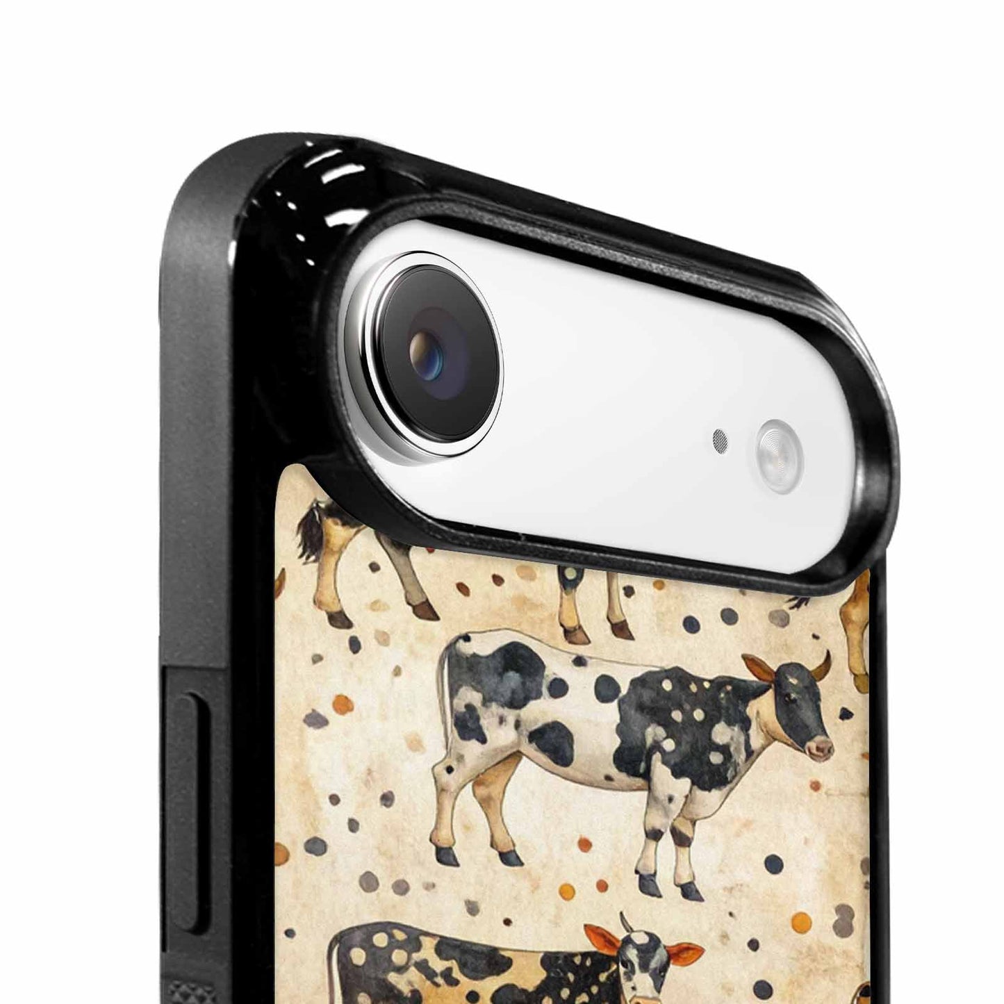 iPhone 17 Air Case — Small Cow Animal Print Art Animal, Custom Art Phone Cover