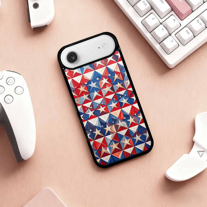 iPhone 17 Air Case — Small American Flag Stars And Galaxy, Custom Made Phone Cover