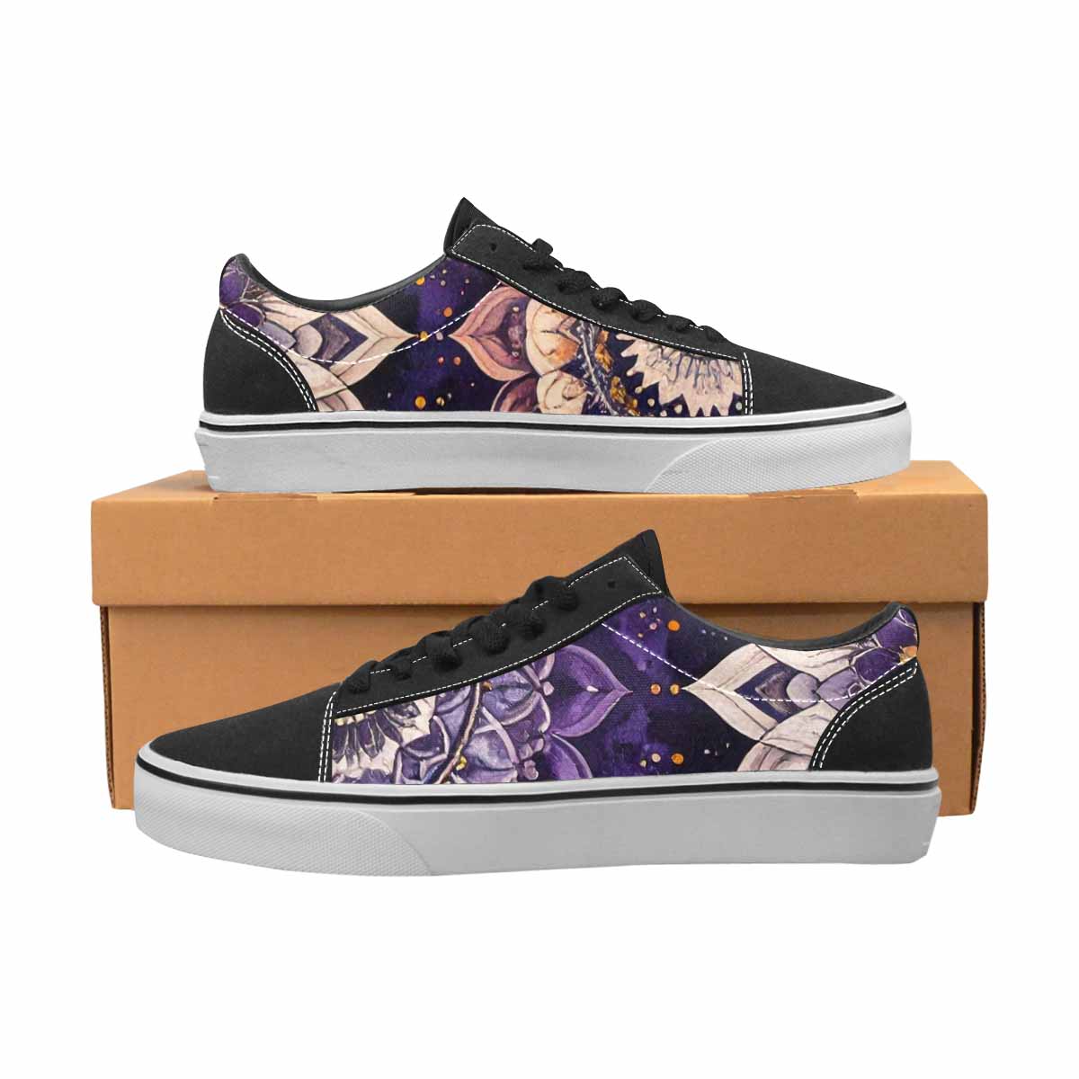 MEN'S Mandala Canvas Lace-Up Y2K Custom Shoes