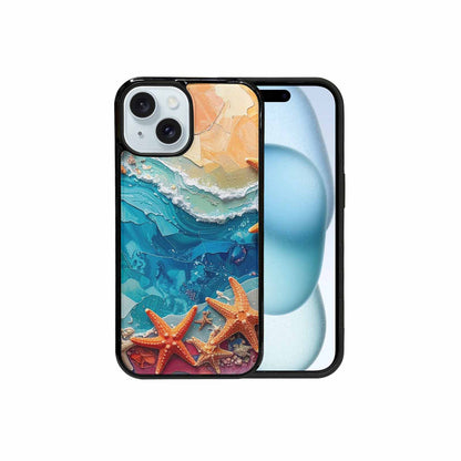 iPhone 15 Case — Starfish Cluster Starfish Cluster Pattern Hundreds, Original Design Phone Case