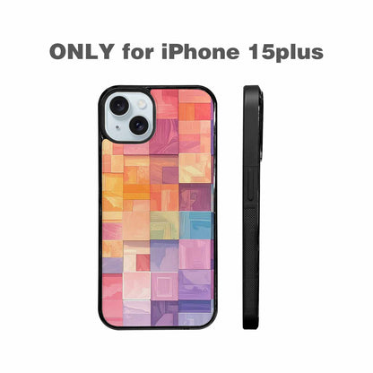 iPhone 15 Plus Case — Color Gradient Fade Pattern Hundreds Of, Custom Printed Phone Case
