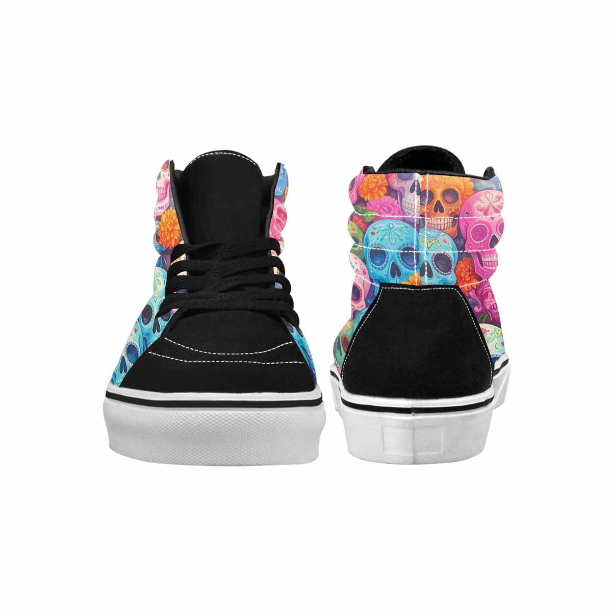 MEN'S Sugar Skulls Melting Sugar High Top Canvas Dreamcore Shoes