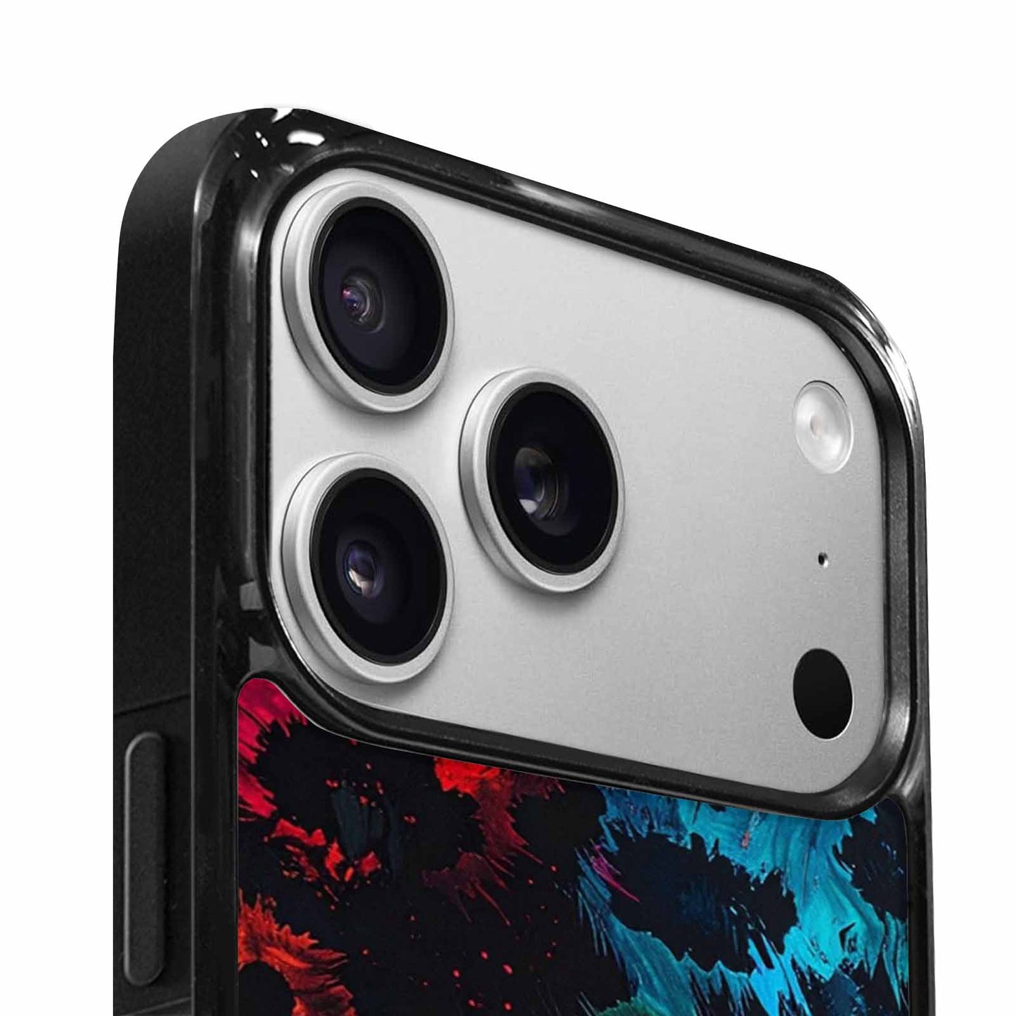 iPhone 17 Pro Case — Color Style Deep Blacks Animal Print, Customized Protective Case
