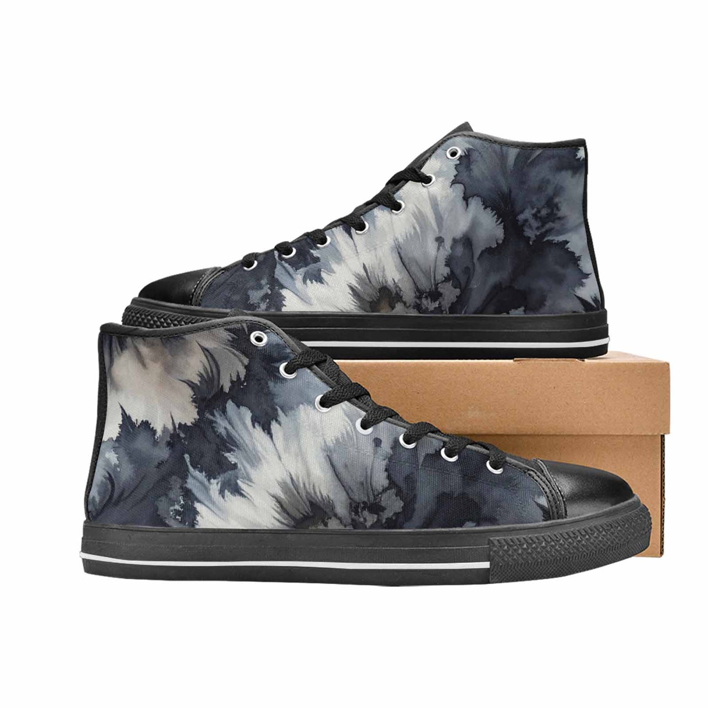 MEN'S Tie Dye - High Top Canvas Surreal Shoes