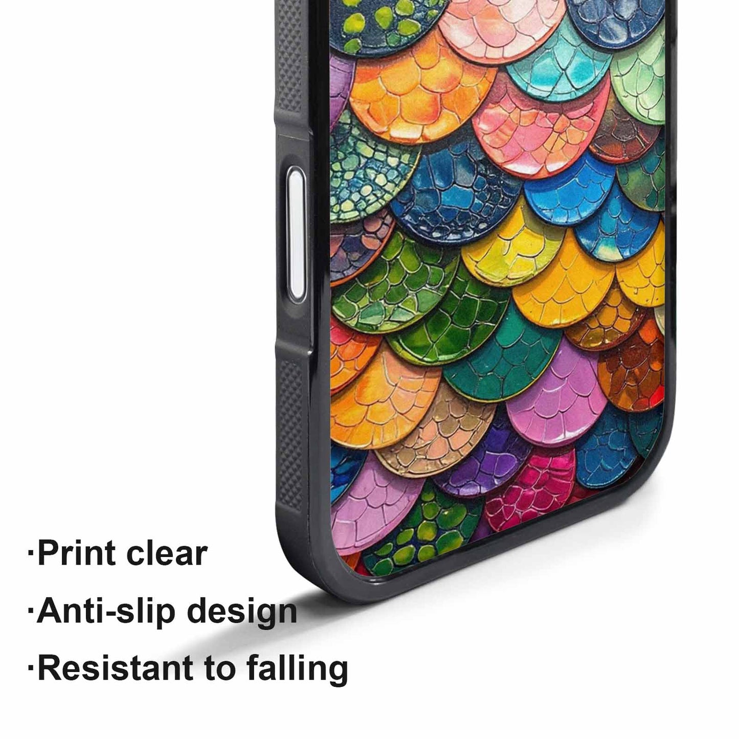 iPhone 17 Pro Max Case — Reptile Scale Full Color Original Art, Original Design Phone Case