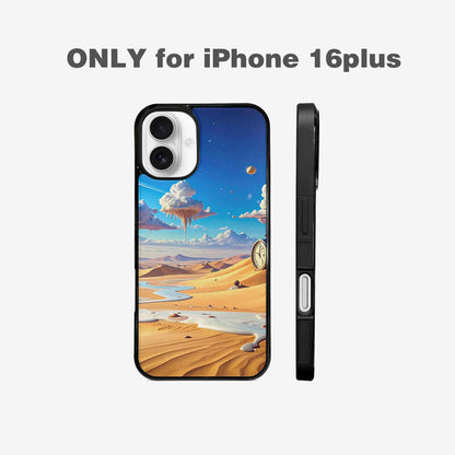 iPhone 16 Plus Case — Surrealist Desert Dreamscape Custom, Custom Designed Case Cover