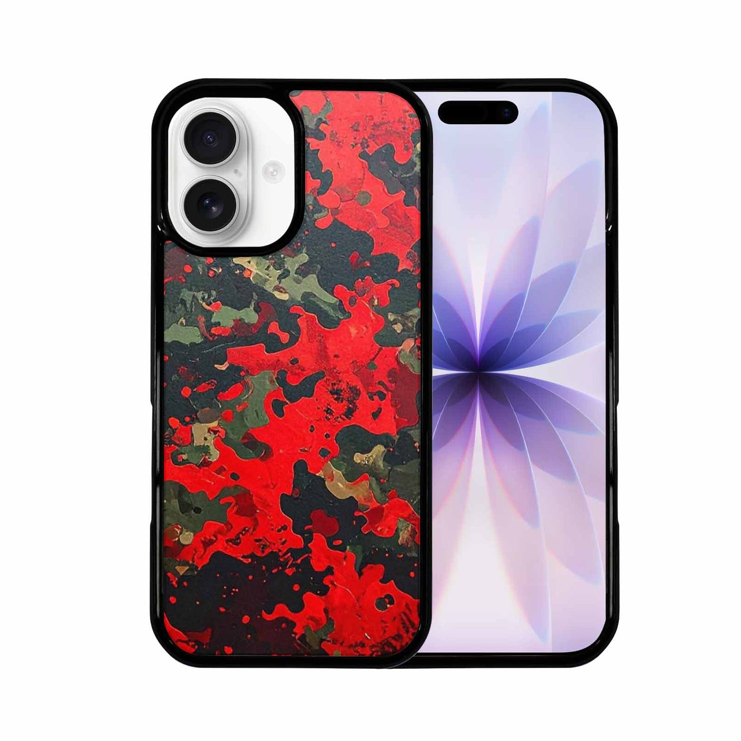iPhone 17 Case — Small Military Camouflage Blotch Camo, Custom Printed Phone Case