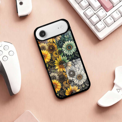 iPhone 17 Air Case — Small Sunflower Pattern Randomly Varying Floral, Personalized Phone Case