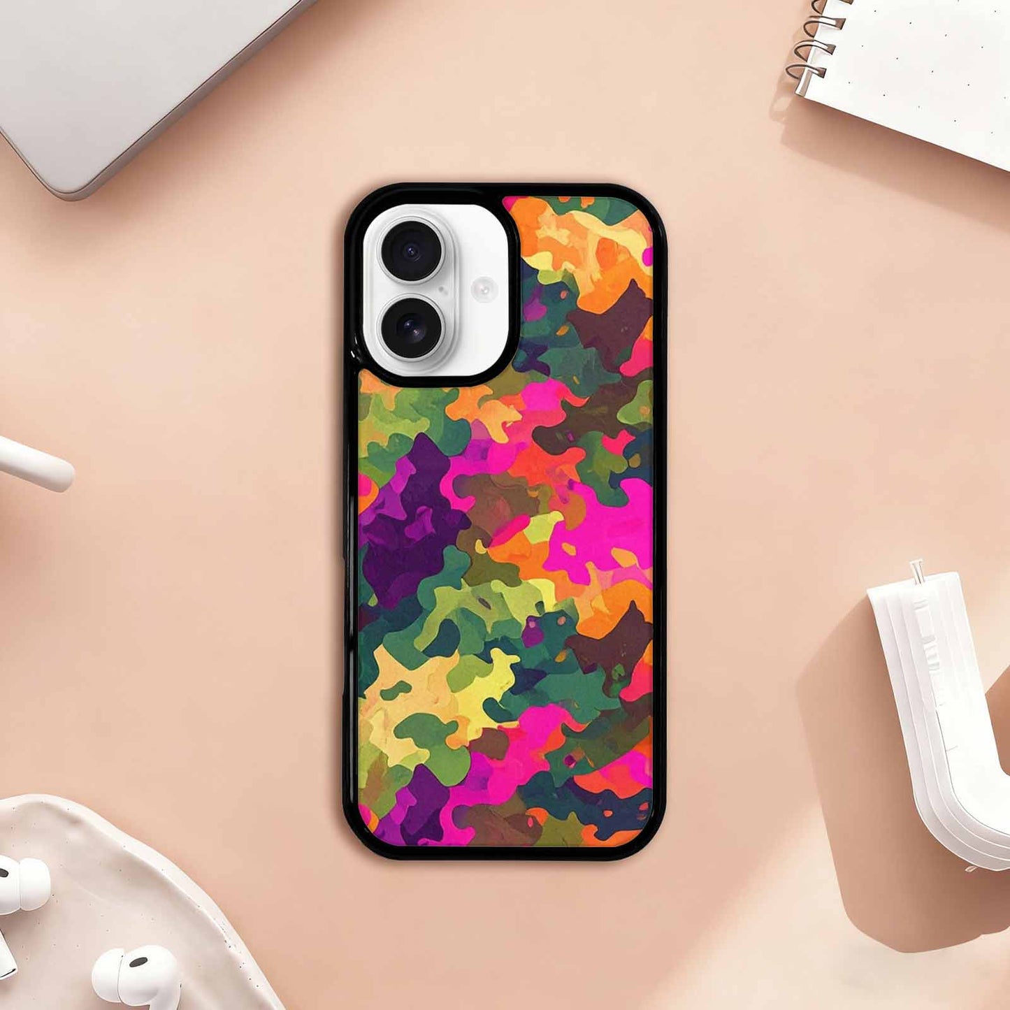 iPhone 17 Case — Small Military Camouflage Blotch Camo, Custom Art Phone Cover