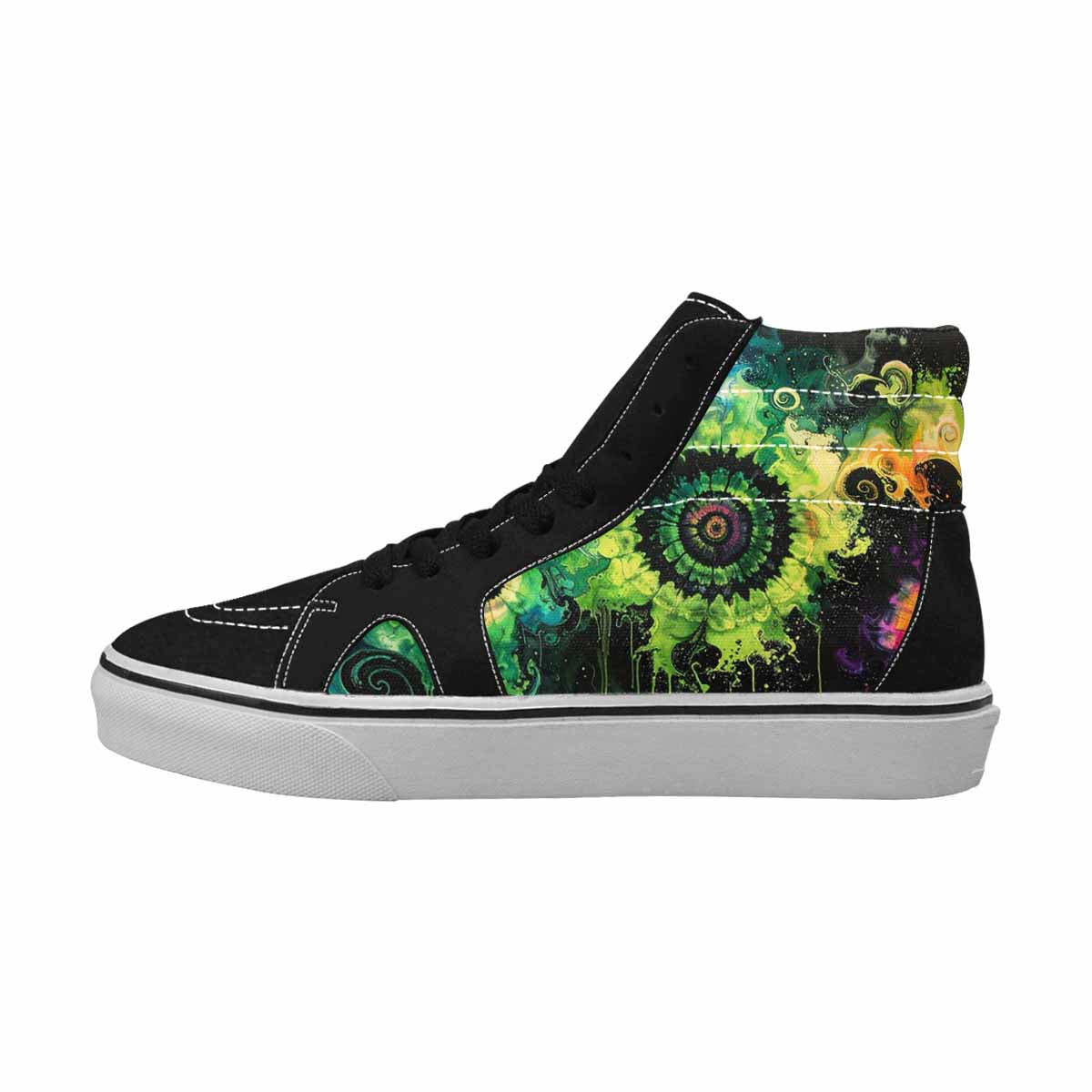 MEN'S Tie High Top Canvas Y2K Custom Shoes