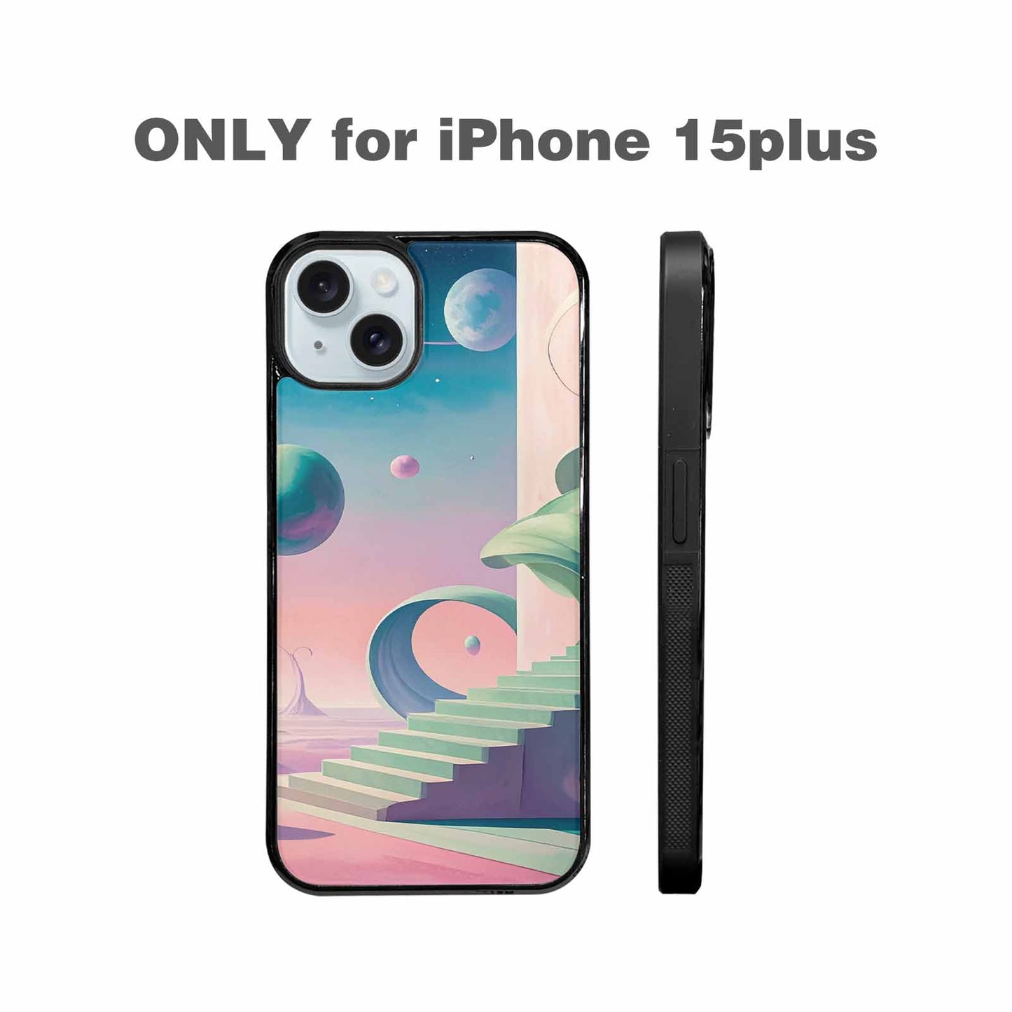 iPhone 15 Plus Case — 1930s European Surrealist Art Style Dreamlike, Customized Protective Case