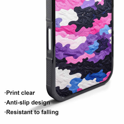 iPhone 17 Pro Case — Vivid Camo Genderfluid Pride Camo, Customized Protective Case