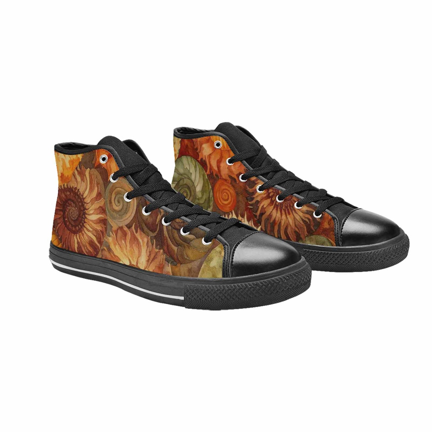 MEN'S Tie Dye - High Top Canvas Surreal Custom Sneakers