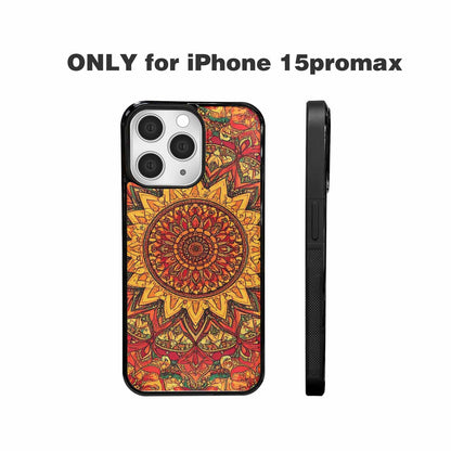 iPhone 15 Pro Max Case — Mandala Lions Custom, Custom Printed Phone Case
