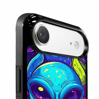 iPhone 17 Air Case — Alien Ufo Cartoon Art Pattern Alien, Custom Printed Phone Case
