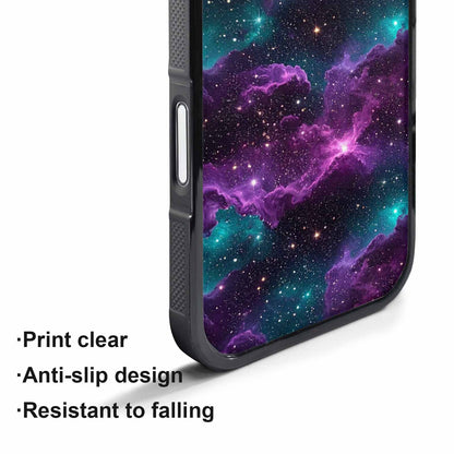 iPhone 17 Air Case — Seamless Tileable Pattern Of Swirling Galaxy, Custom Art Phone Cover