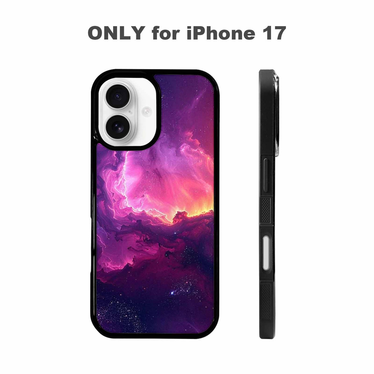 iPhone 17 Case — Galaxy Nebula Art Seamless Galaxy Space, Personalized Phone Case