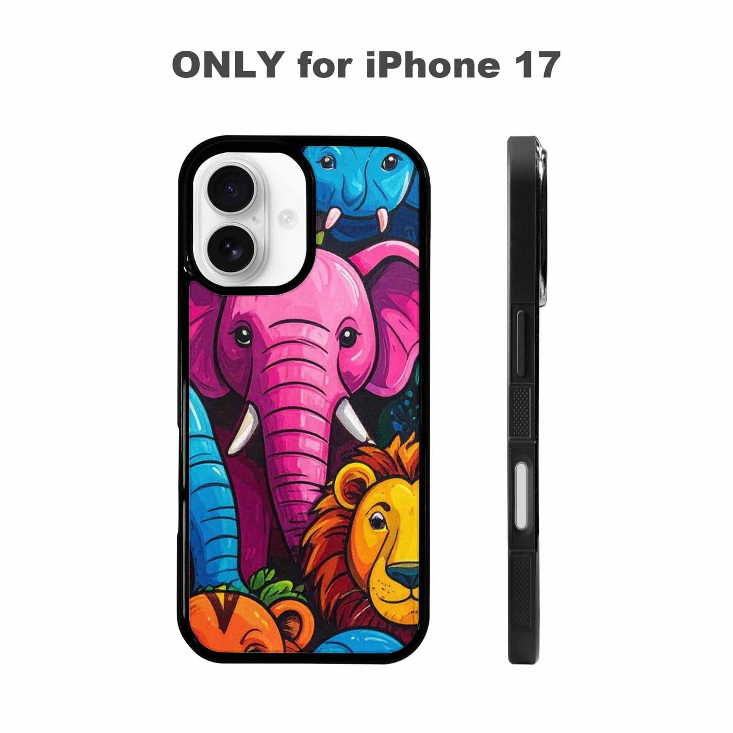 iPhone 17 Case — Seamless Tileable Pattern Of Cartoon Cute, Unique Phone Case Design