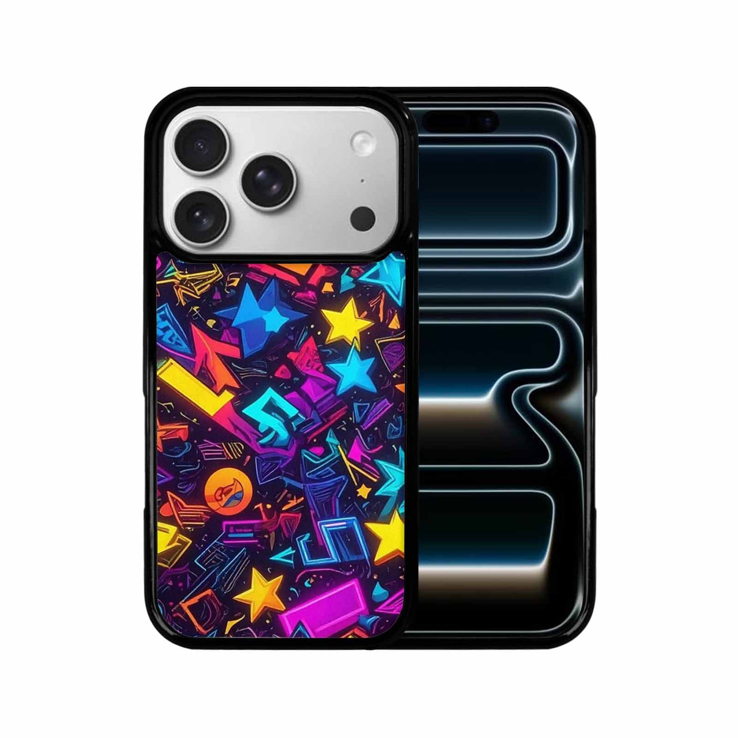 iPhone 17 Pro Case — Retro Motif Retro Motifs Qhq Retro, Original Design Phone Case