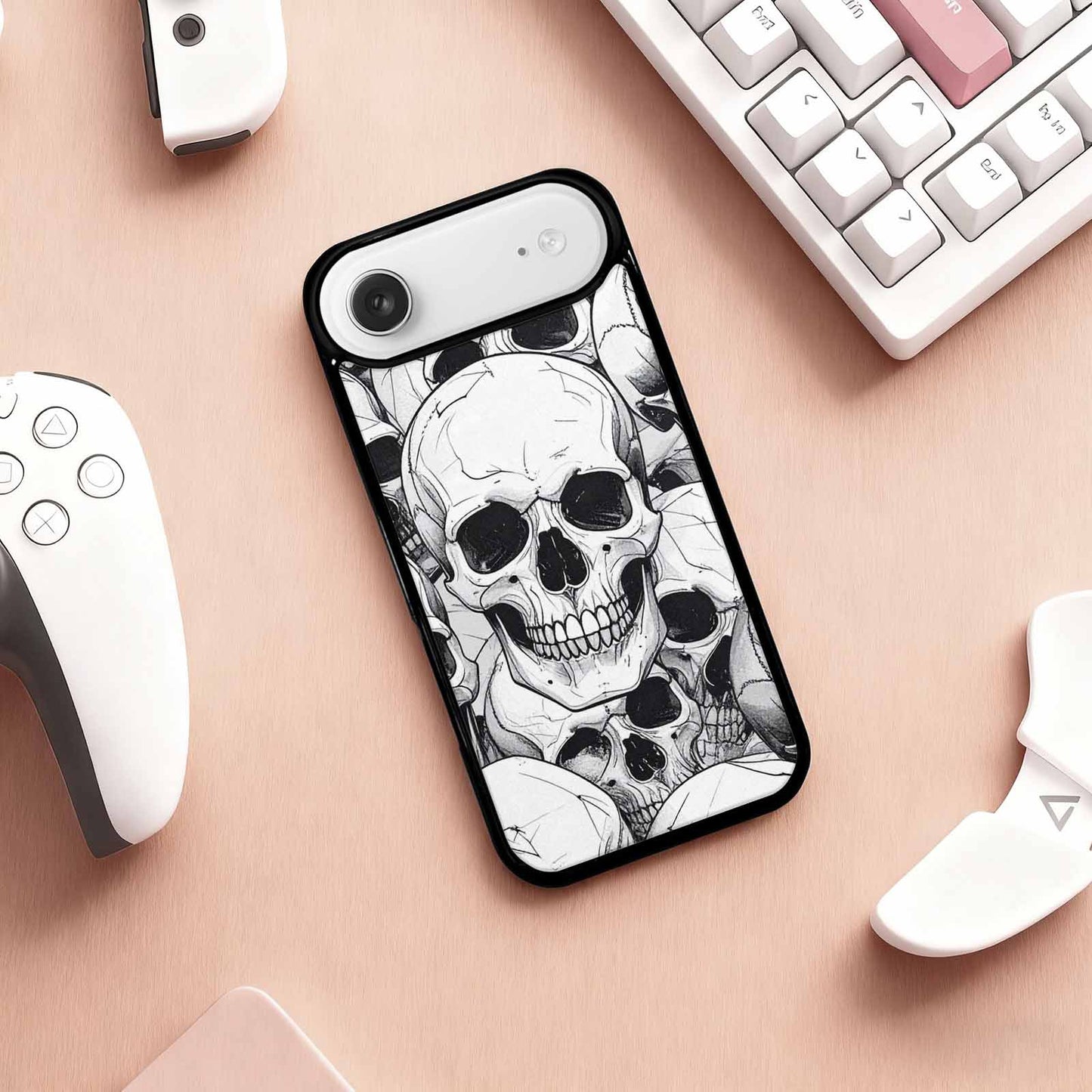iPhone 17 Air Case — Skull Dark Art Gothic Print Gothic, Personalized Phone Case