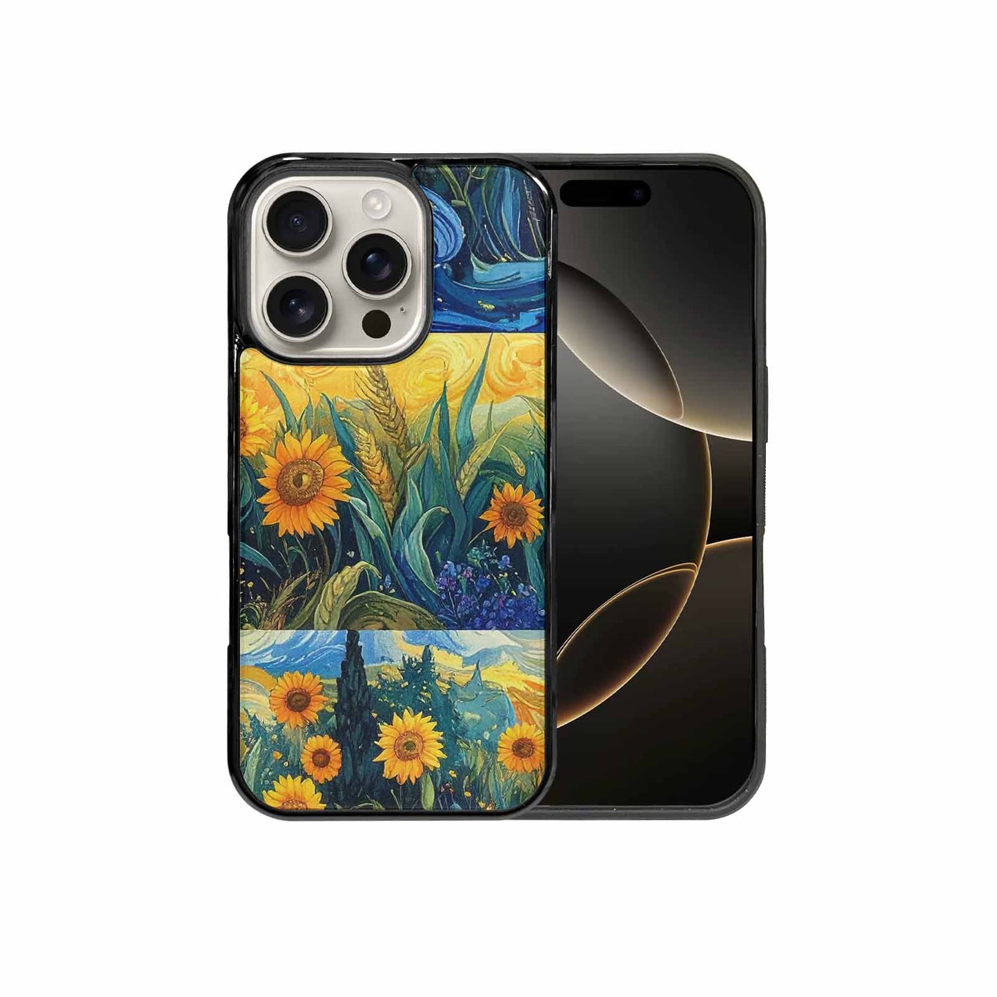 iPhone 16 Pro Case — Blend All Versions Together Melting Together, Custom Designed Case Cover