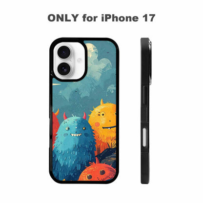 iPhone 17 Case — Vintage Monsters Lighthouse Retro Vintage, Custom Printed Phone Case