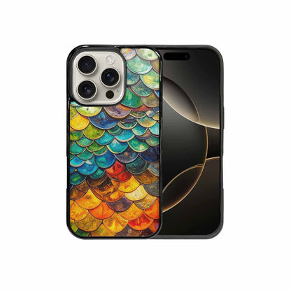 iPhone 16 Pro Case — Reptile Scale Full Color Vibrant Reptile, Custom Designed Case Cover
