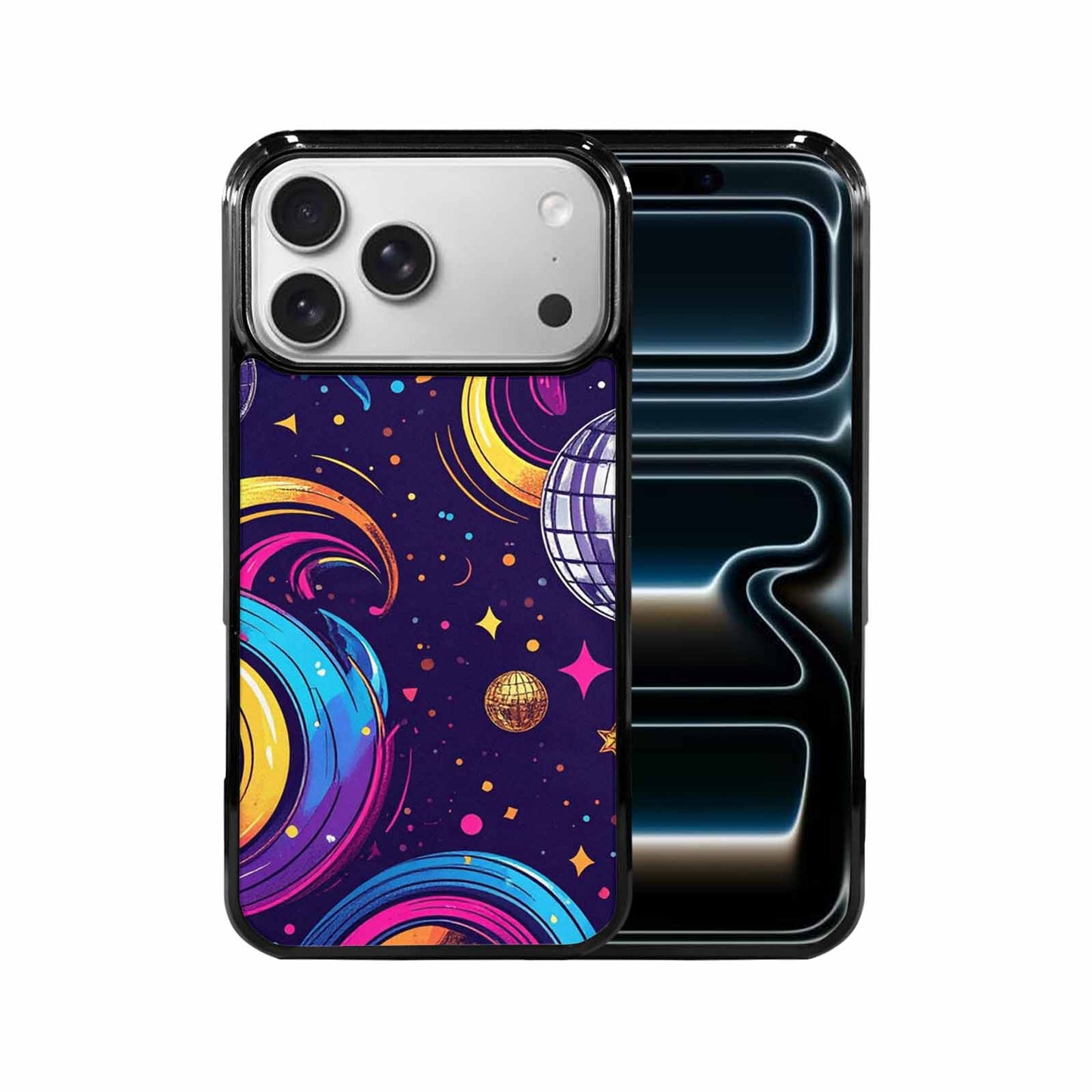 iPhone 17 Pro Max Case — Disco Cartoon Art Pattern Cartoon Cute, Personalized Phone Case