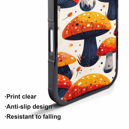 iPhone 17 Air Case — Vivid Winter Mushroom Seamless Cartoon Cute, Custom Printed Phone Case