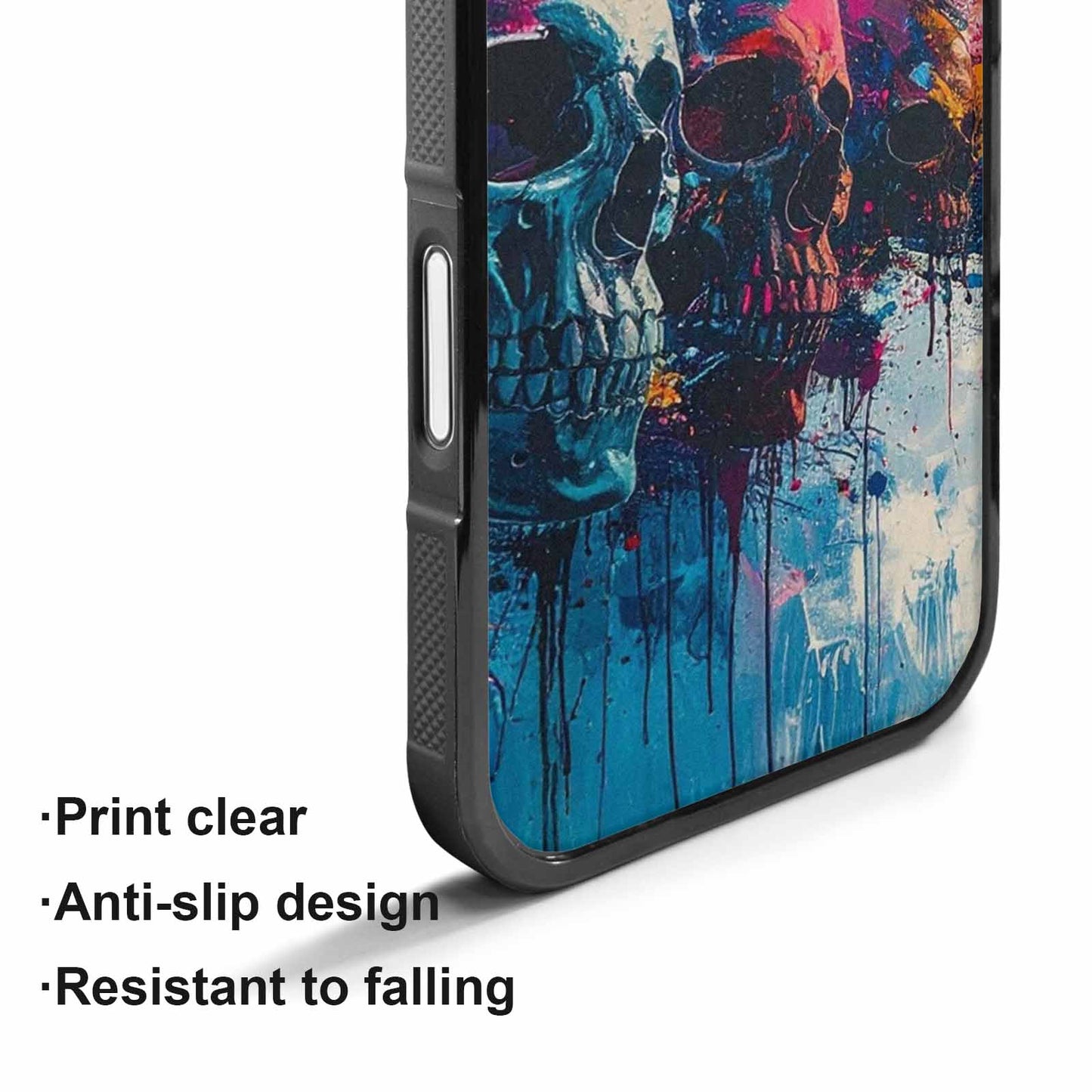 iPhone 17 Case — Skull Dark Art Gothic Print Gothic, Custom Phone Case
