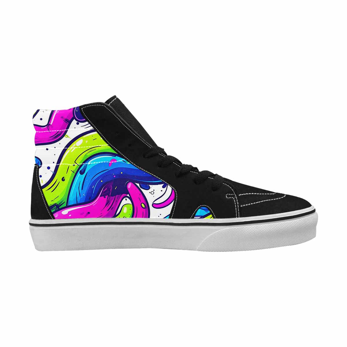 WOMEN'S Acid Wash Cartoon High Top Canvas Dreamcore Shoes