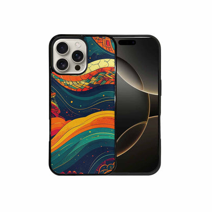 iPhone 16 Pro Max Case — Hippie Serpent Pulse, Custom Art Phone Cover